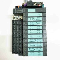Siemens ET 200S, 6ES7 151-1BA02-0AB0 + 6ES7 138-4CA01-0AA0 + 5x 6ES7 131-4BB01-0AA0 + 4x 6ES7 132-4BB01-0AA0 DC24V Interface Module
