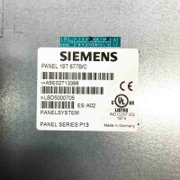 Siemens 19T 677B/C + 6AV7894-0BH30-0AC0 Pmax. 150W Panel PC