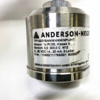 ANDERSON-NEGELE TFP-52/015/4MM/4MM/MPU/HT, 1 x Pt100, Klasse A 8-35 VDC / 4...20 mA, 2-Leiter Temperatursensor