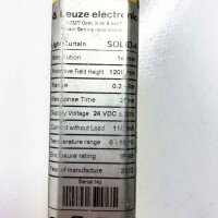 LEUZE SOLID-4, SD4R14-1200 24VDC, 110mA Lichtvorhang
