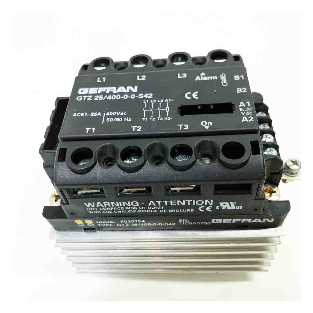 GEFRAN GTZ 25/400-0-0-S42 AC51: 25A, 400VAC, 50/60Hz Relay