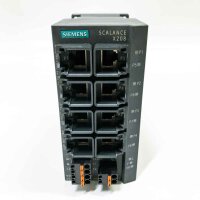 SIEMENS 6GK5208-0BA10-2AA3, E-Stand: 07 DC 24V, 0.19A Industerial Ethernet Switch