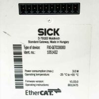 SICK  FXO-GETC00000, 1051432 3.0W Relais