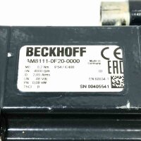 BECKHOFF AM8111-0F20-0000 48VDC, 0,08kW, 0,2Nm Servomotor