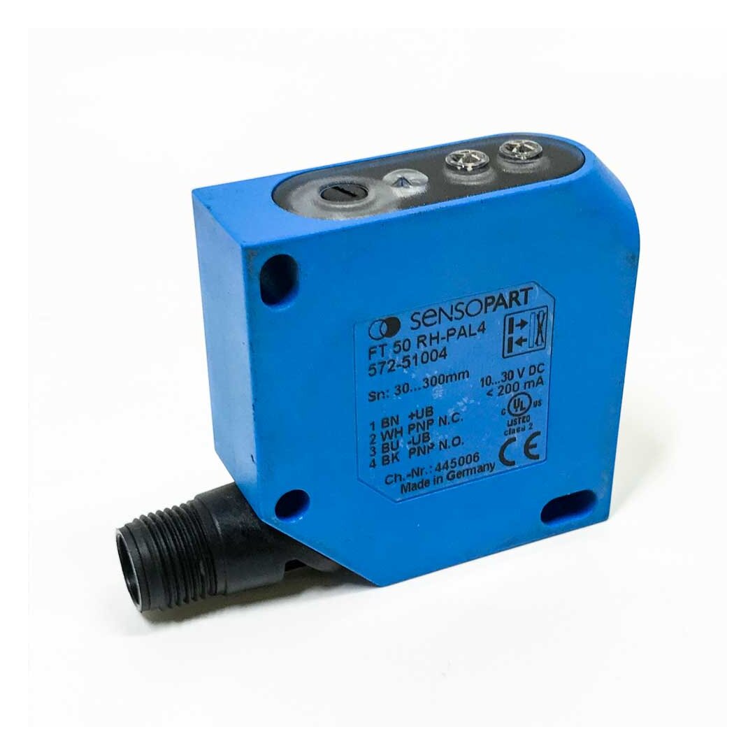 SENSOPART FT 50 RH-PAL4, 572-51004 10...30 V DC, 200mA Reflexionslichtaster