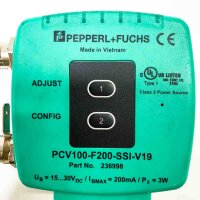 PEPPERL+FUCHS PCV100-F200-SSI-V19, 236998 15...30V DC, 200mA, 3W Optischer Lesekopf