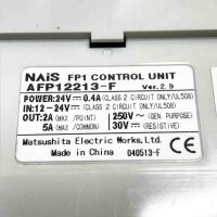 NAIS AFP12213-F, VER: 2.9 5A, 30V Control Unit