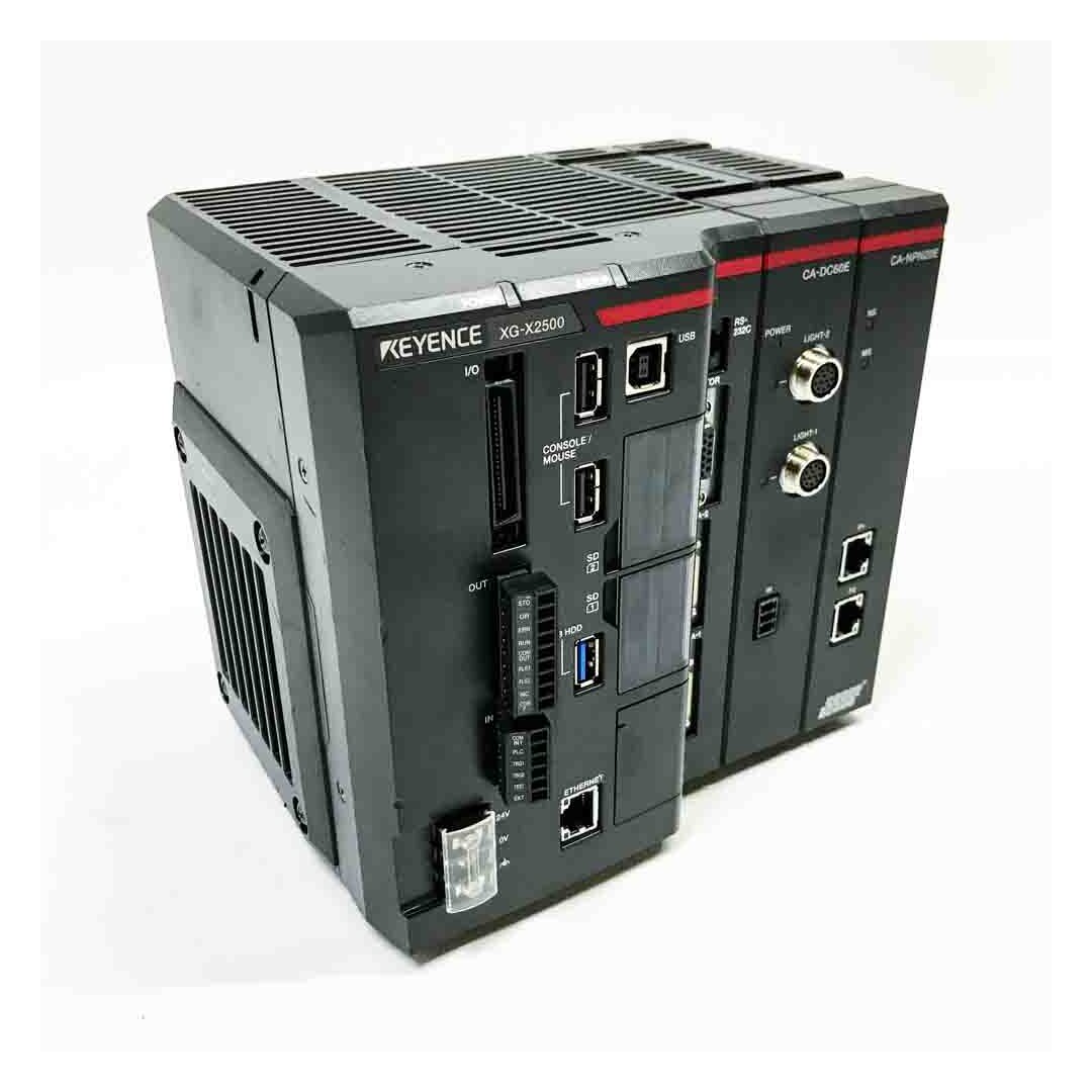 KEYENCE XG-X2500 + CA-DC60E + CA-NPN20E + AF1GSDI TML0-21080091 24V Bildverarbeitungs-Controller