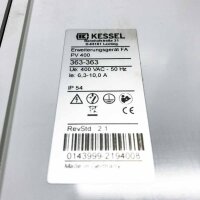 KESSEL 363-363 400 VAC, 50Hz, 6,3-10,0 A Schaltgerät