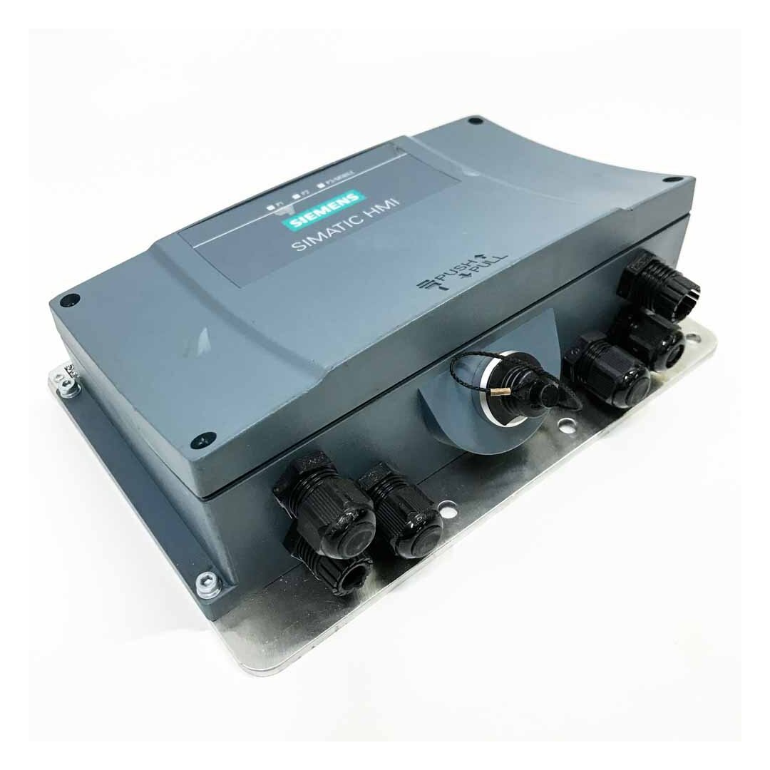 SIEMENS SIMATIC HMI, 6AV2 125-2AE23-0AX0, S C-LNET8812, FS:04 DC 24V / 1,6A max Anschluss-Box