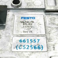 FESTO VPPM-6TA-L-1-F-0L10H-S1, 5442219 + 5x 533342 + 5x 533345 + VMPA1-FB-EPL-GU, 533372 + 4x CPX-GE-EV, 195742 + 2x CPX-AB-8-M8x2-4POL, 541256 + CPX-AB-4-M12x2-5POL, 195704 + CPX-FB13, 195740 + CPX-AB-2-M12-RK-DP, 541519 10bar Ventilmodule