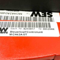 SEW EURODRIVE MDX60A0450-503-4-00 + MCH42A-0T + DDBG11B-08, 8241546 0...180Hz, 89A AC (400V), 62,3kVA Steuerkopf