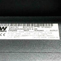 SEW EURODRIVE MDX60A0450-503-4-00 + MCH42A-0T + DDBG11B-08, 8241546 0...180Hz, 89A AC (400V), 62,3kVA Steuerkopf