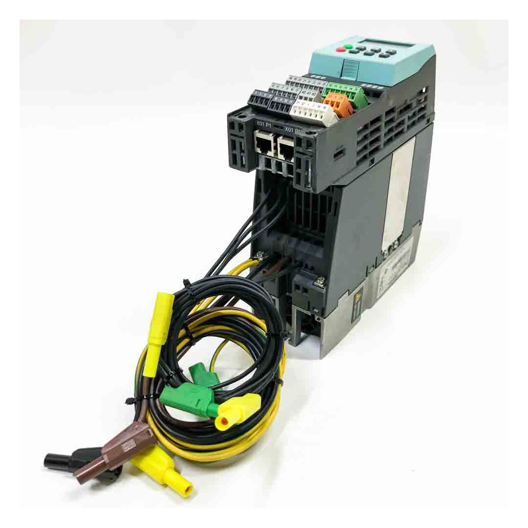 SIEMENS 6SL3224-0BE13-7UA0, VER: C01 + 6SL3244-0BA20-1FA0, VER: F03 380-480V, 1.3A, 0.37kW Control Unit