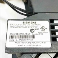 SIEMENS 6SL3224-0BE13-7UA0, VER: C01 + 6SL3244-0BA20-1FA0, VER: F03 380-480V, 1.3A, 0.37kW Control Unit