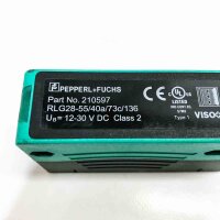 PEPPERL+FUCHS RLG28-55/40a/73c/136, 210597 12-30 V DC Lichtschranke