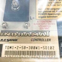 INDRAMAT TDM1-2-50-300-W1-S0102 220V AC Servoregler