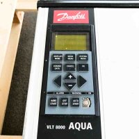 DANFOSS 17.3kVA, VLT 8000 AQUA, VLT801SAT4C54STR4DLF00A00C0, 178B2242 3x0-Uin, 0-1000Hz, 24A, 21A Frequenzumrichter