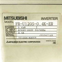 MITSUBISHI FR-U120-0.4K-ER 0.4kW, 240V, 2.4A Inverter