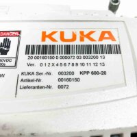 KUKA KPP 600-20, 00160150, ECMAP0D3004BE531, VER: 3, HW:1B DC 565/675V, 25A, 14/17kW Power Pack