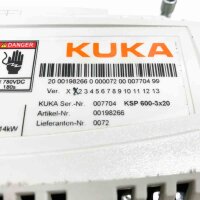 KUKA KSP 600-3x20, 00192266, ECMAS3D2224BE531, VER: 1, HW: 2A  Power Pack