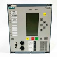 SIEMENS SIPROTEC, 7SJ6422-5EA21-3FD4/EE, BF0711105607 250VDC, 50/60Hz, 5A Überstromzeitschutz