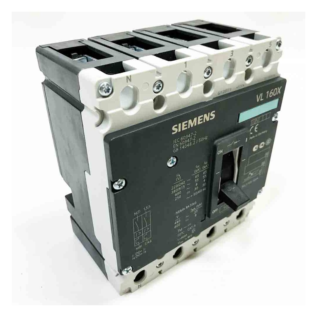 SIEMENS 50A, VL 160X, 3VL1705-1EA43-0AA0 600V, 50A, 50/60Hz Leistungschalter