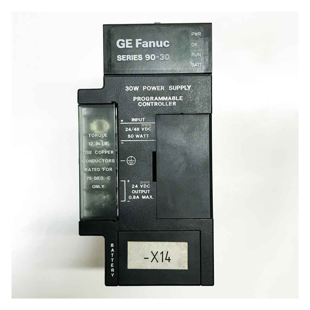 GE Fanuc SERIES 90-30, IC693PWR322F 24/48VDC, 30W Power Supply