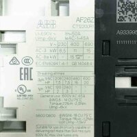 ABB AF26Z, CT12200R1 + CA4, GB14048.5 Ui=690V~, lth=50A, Uimp=6kV, leAC-1=45A Schütze