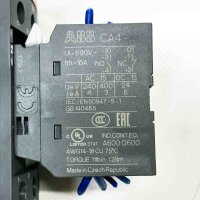 ABB AF26Z, CT12200R1 + CA4, GB14048.5 Ui=690V~, lth=50A, Uimp=6kV, leAC-1=45A Schütze