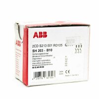 ABB SH 203 B10 Sicherungsautomat Leitungsschutzschalter 10A 3 Polig SH203B10