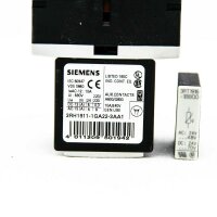 Siemens 3RH1262-1AP00 Hilfsschütz AC-15: 6A 230V 82E 6NO+2NC & 3RT1916-1BB00