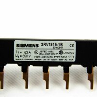 Siemens 3RV1915-1B Phasen Sammelschienen 63A, 690V
