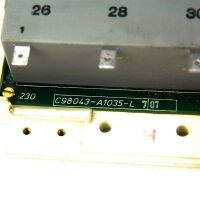 Siemens Simoreg C98043-A1035-L7-07 + C98043-A1035-L Control Board