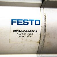 Festo DNCB-100-80-PPV-A DNCB10080PPVA 532900 p max. 12 bar Normzylinder