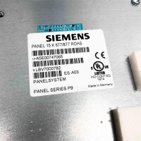 Siemens 15 K 677/877 ROHS, A5E00747065, SCHIRMGLAS ZERBROCHEN