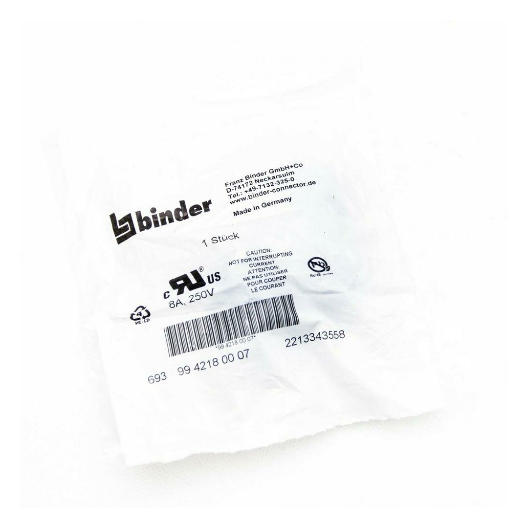 Binder 693 99 4218 00 07 8A/250V Rundstecker / Circular Connector