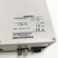 Siemens 7XV5662-0AA01/CC 24-250VDC KOMMUNIKATIONSUMSETZER