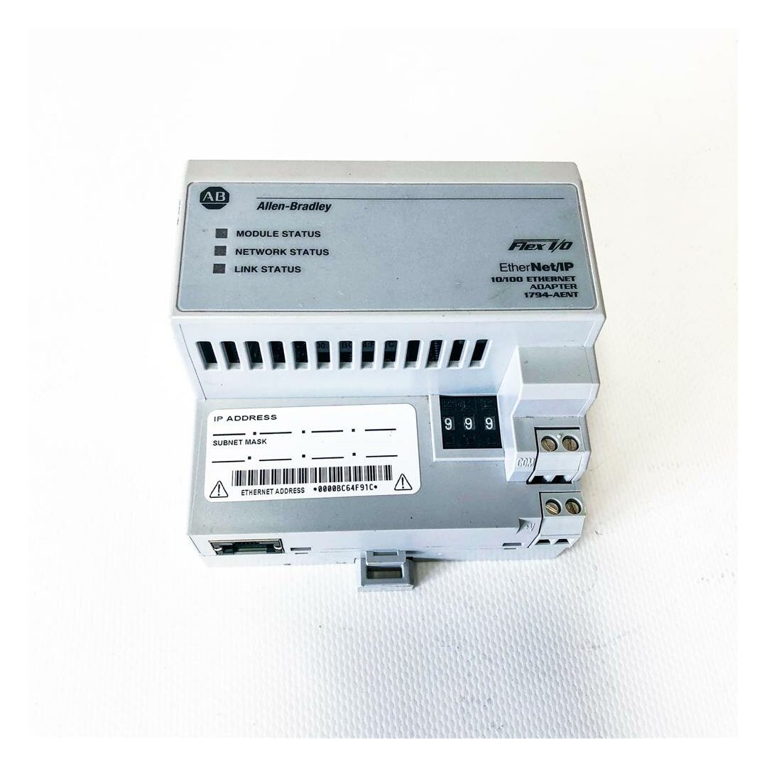 Allen Bradley PN-58810, REV. A01, F/W REV. 4.2, 10/100 ETHERNET 24VDC, 5.1VDC Ethernet Adapter Module