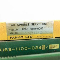 Fanuc A06B-6059-H003 + A16B-1300-0111/05B AC SPINDLE UNIT