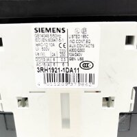 Siemens 3RT1064-6AP36, 3RH1921-1DA11, 3rT1064-6...6, K!, G/101115, E02 500V Schuetz